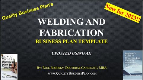 aluminum fabrication business plan|business plan on welding shop.